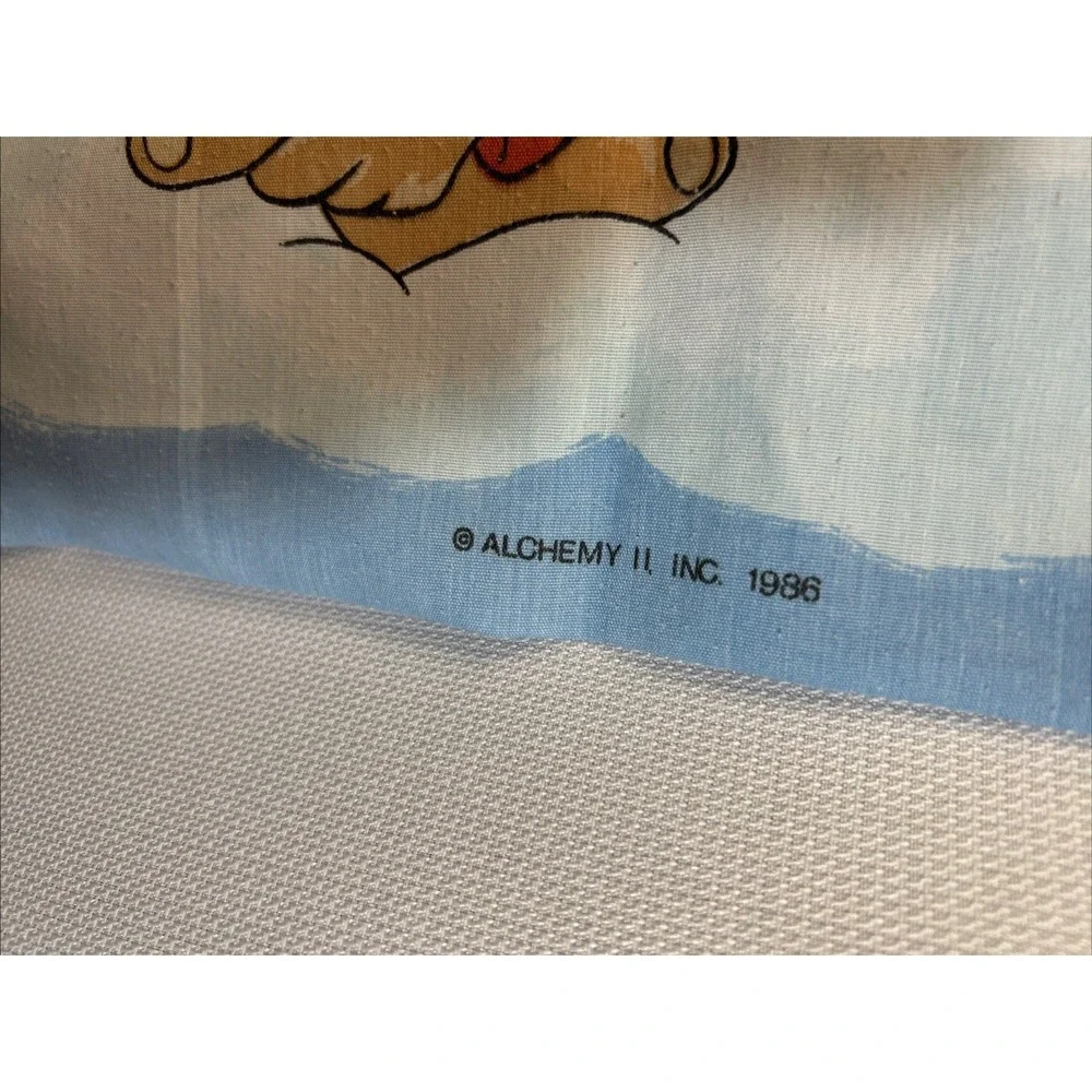 Vtg Original 1986 Teddy Ruxpin Grubby Pillowcases Set Of 2 Alchemy Inc Standard
